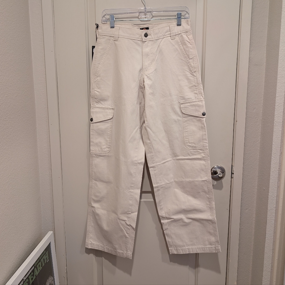 Dickies Women's Relaxed Fit Duck Canvas Cargo Pants Size 26R